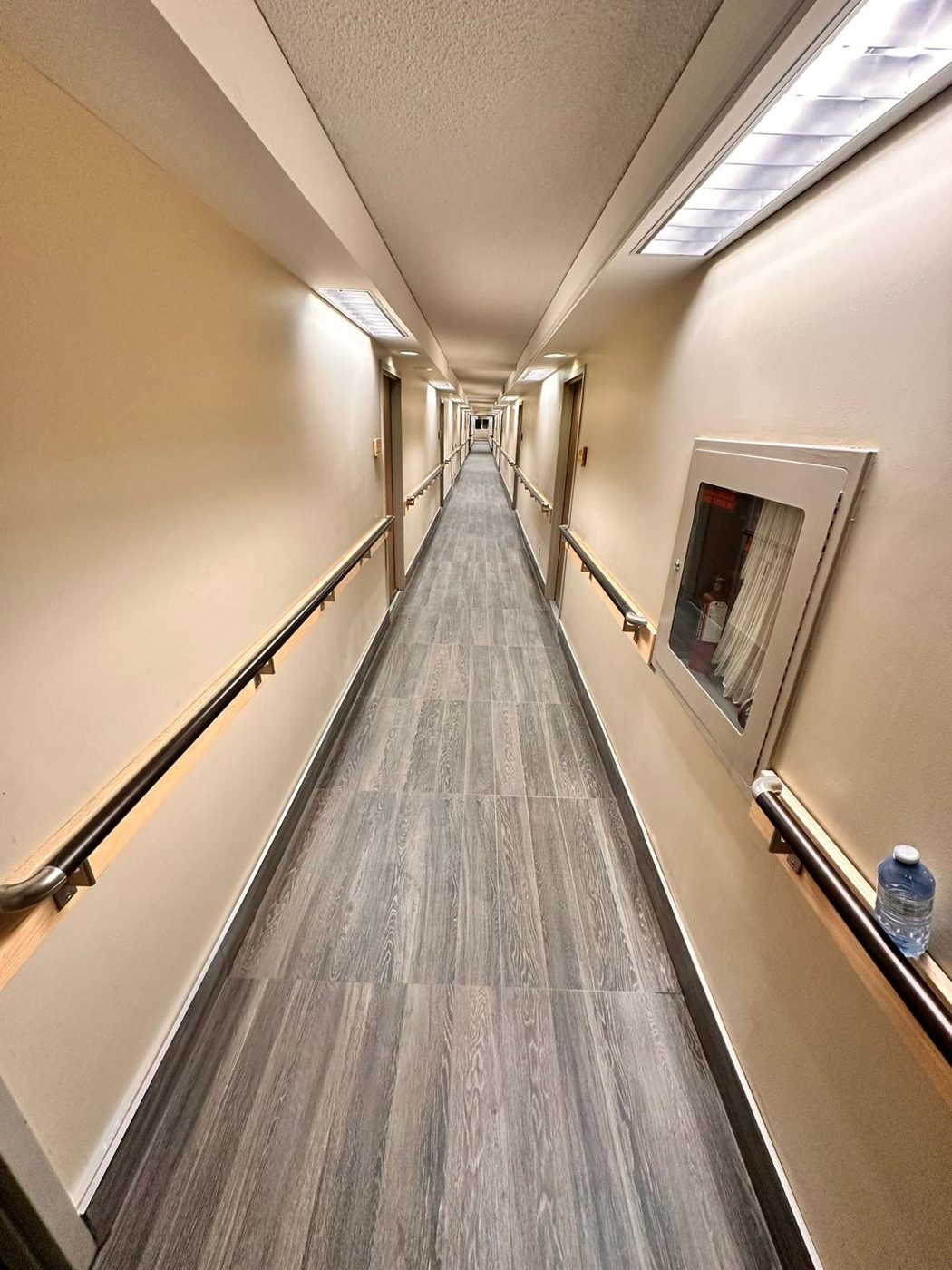 Restored residential corridor